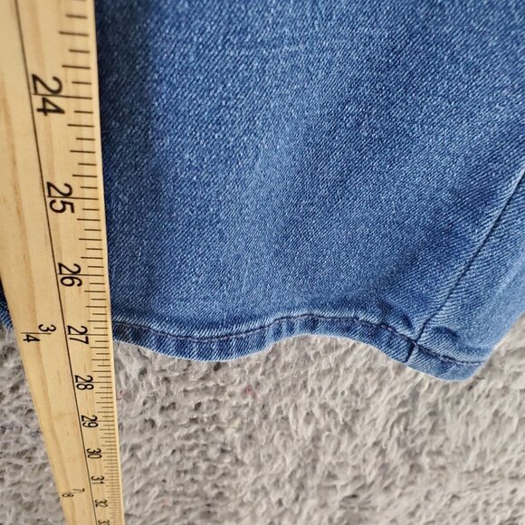 Old Navy Jeans Womens 16 Blue High-Rise Wow Straight Stretch Denim - Picture 6 of 9